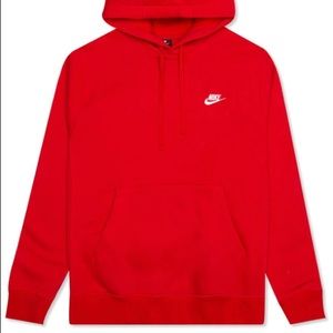 Red Nike hoodie 2X